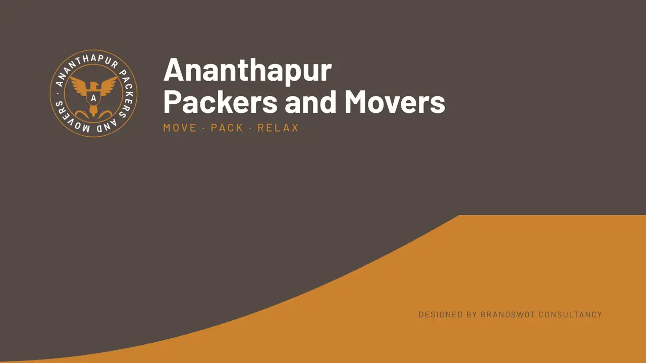 Ananthapur Packers and Movers brand book cover