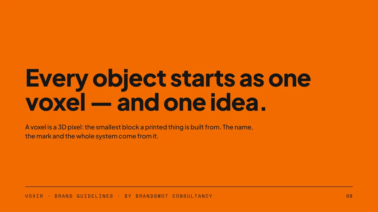 VOXIR: Every object starts as one voxel — and one idea.